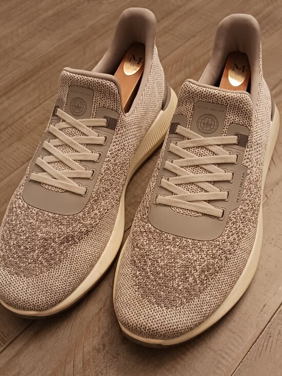 Peter Millar designer mens 11 sneakers silver